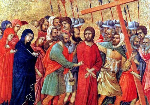 Gesù sale al Calvario ( 4 Mistero del dolore)